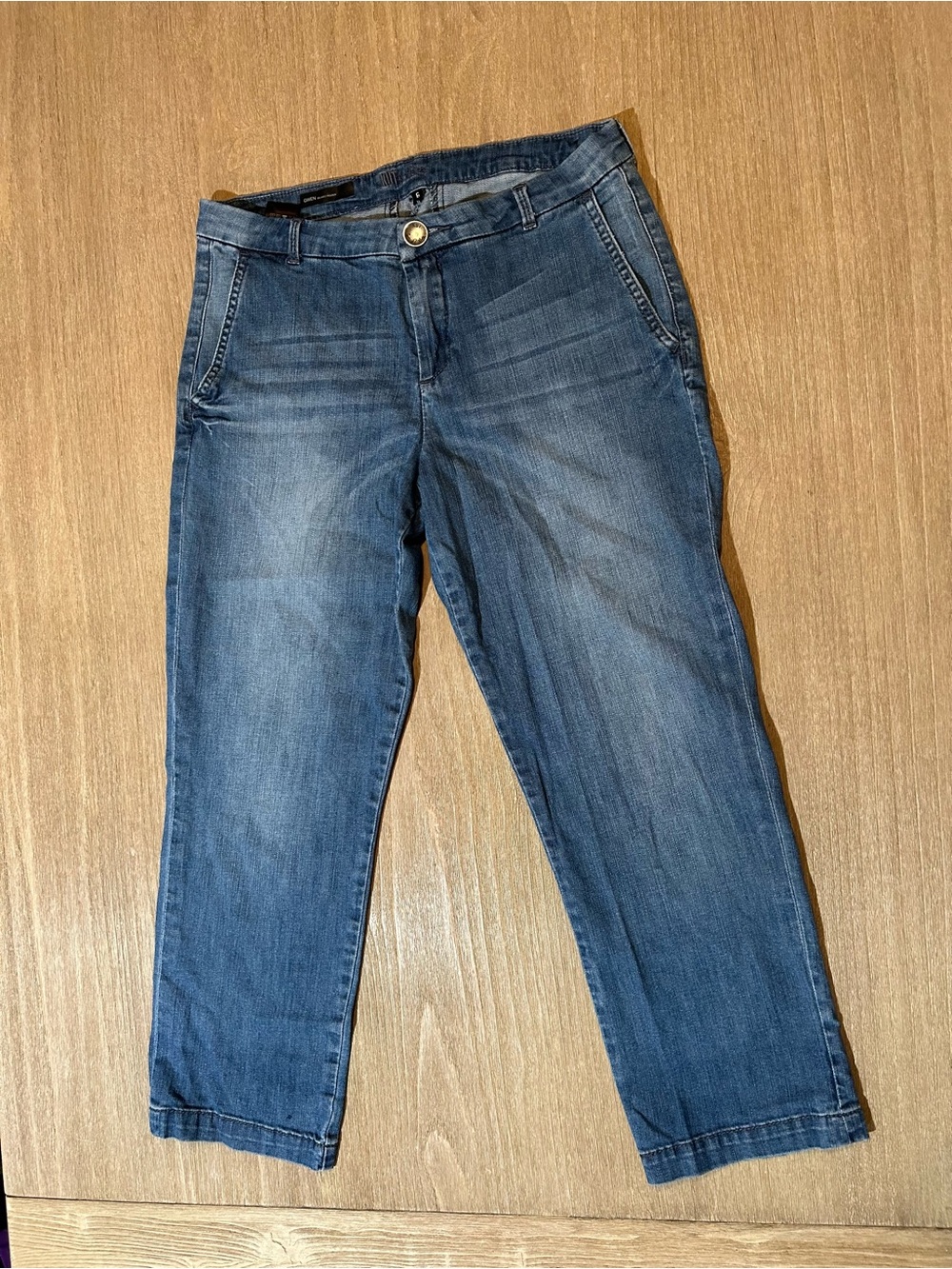 Kut From The Kloth Gwen Wide Leg Trouser Jeans Size 6 Medium Wash